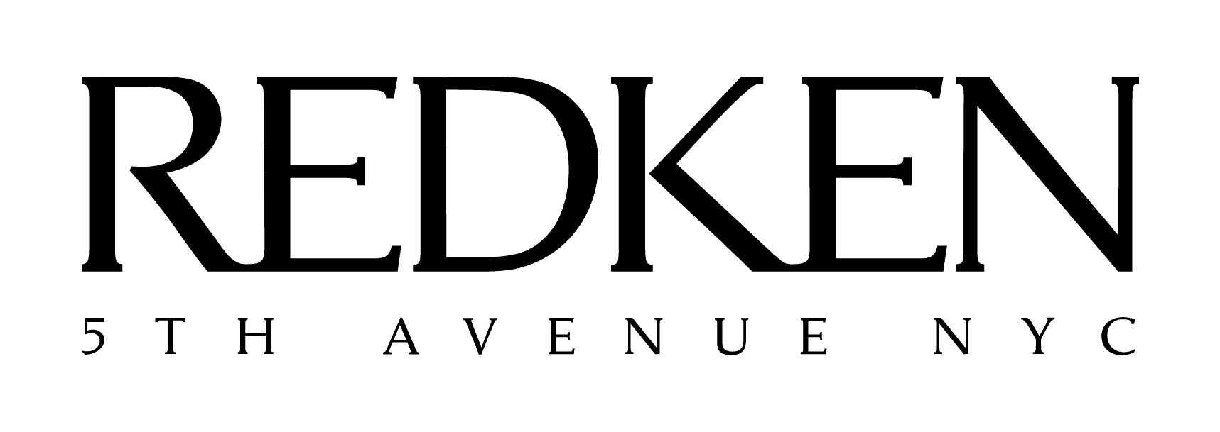 Redken logo with "5th Avenue NYC" tagline in black text.