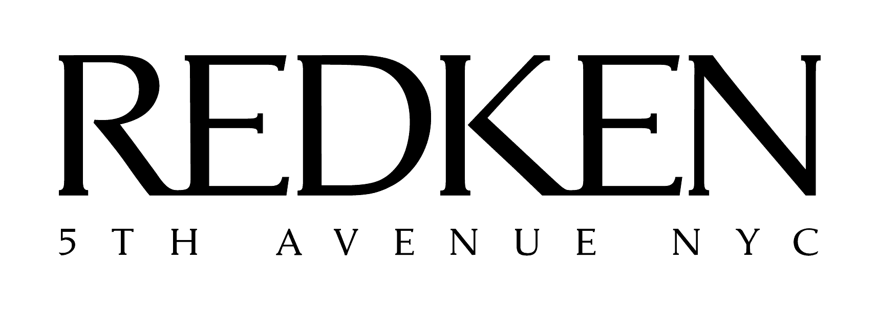 Redken logo with "5th Avenue NYC" tagline in black text.