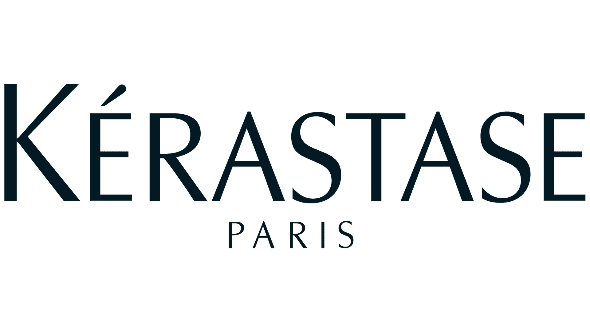 Kérastase Paris logo with elegant typography.